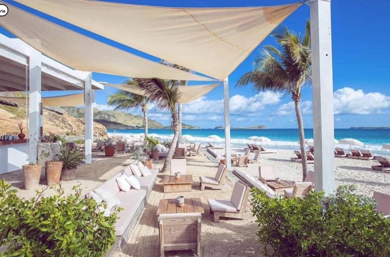 Top Floor Unit 520 Ft2 - 48 M2 With Stunning Dominant View On Ocean, St Barth, Orient Bay Cul de Sac 外观 照片