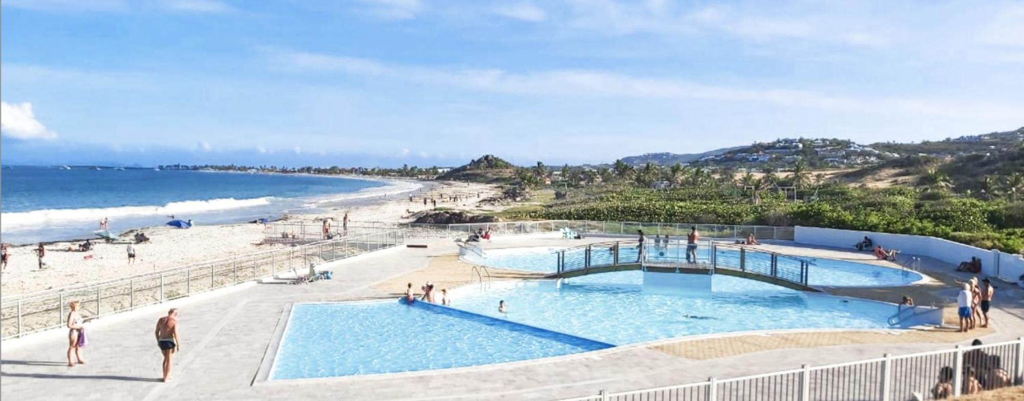 Top Floor Unit 520 Ft2 - 48 M2 With Stunning Dominant View On Ocean, St Barth, Orient Bay Cul de Sac 外观 照片
