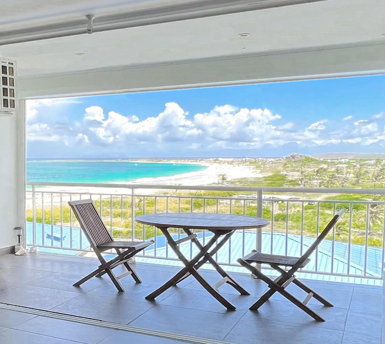 Top Floor Unit 520 Ft2 - 48 M2 With Stunning Dominant View On Ocean, St Barth, Orient Bay Cul de Sac 外观 照片